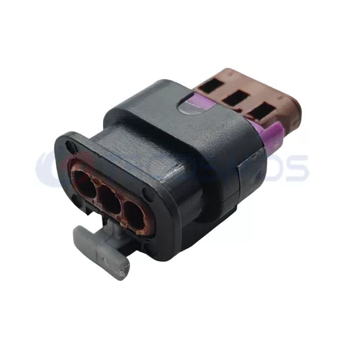 Waterproof 3-Pin Female Reverse Radar Plug Car Wire Harness with ABS Nylon Housing Copper Contact Material Model... - image 3